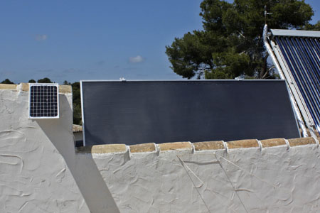 KW Ecoair colector solar en tejado