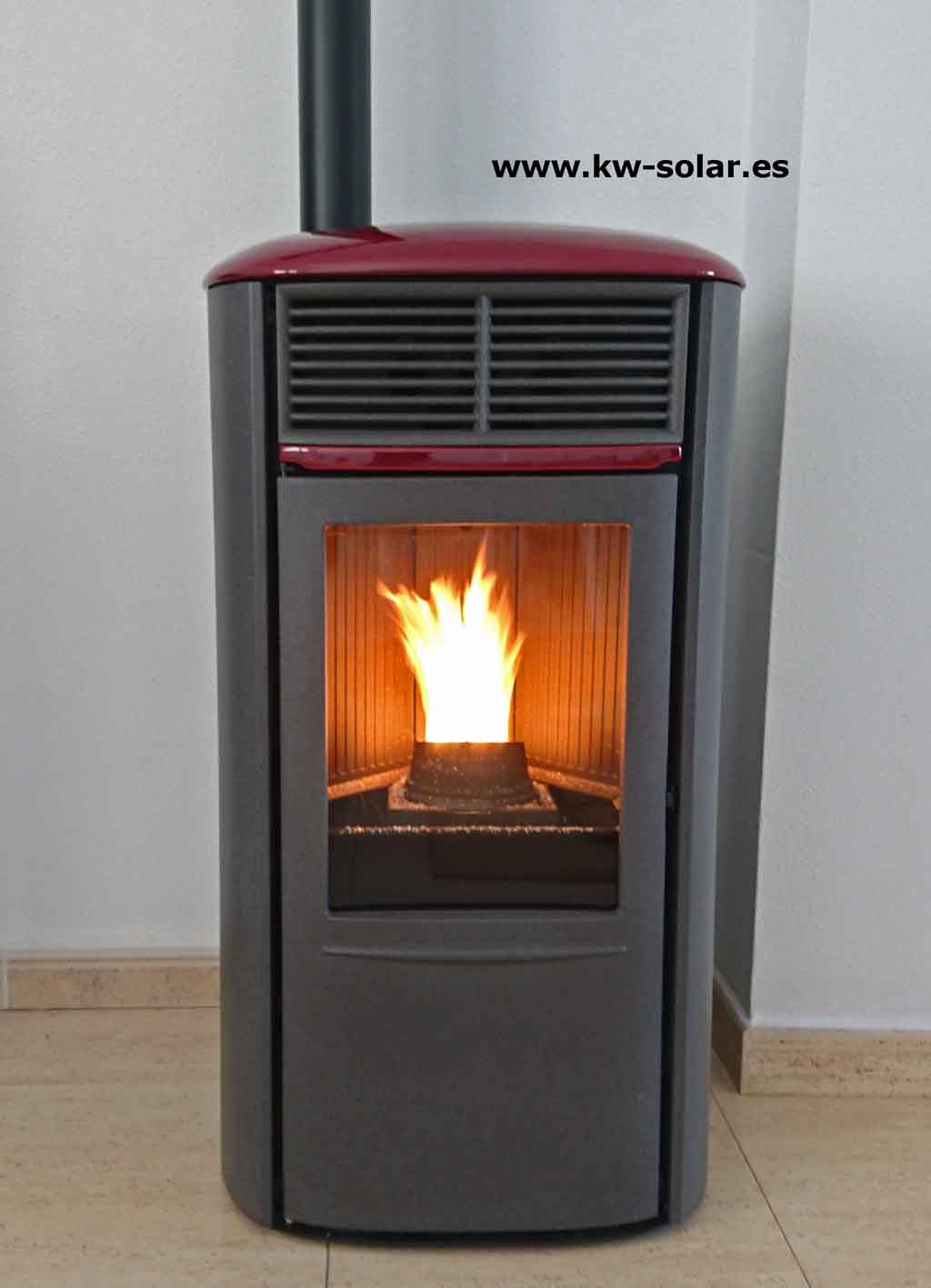 Pellet fire Aris Plus Edilkamin 8 kW