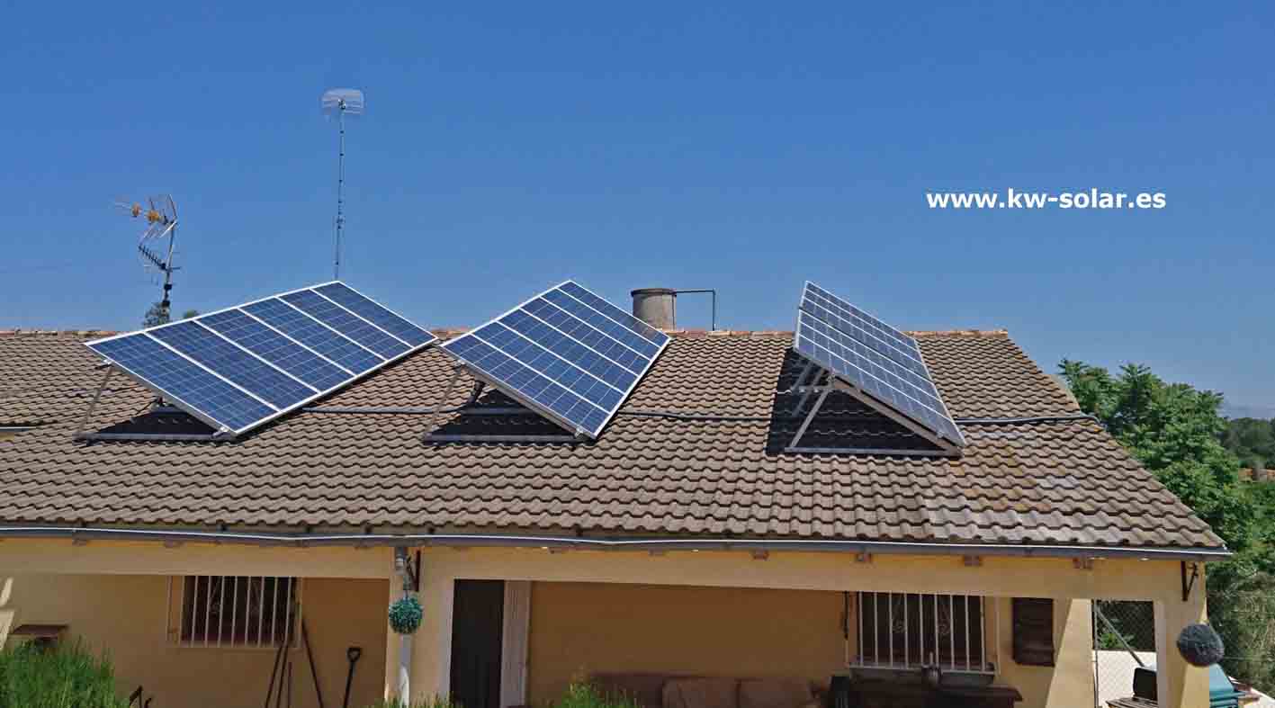 Solar panel system in Xativa